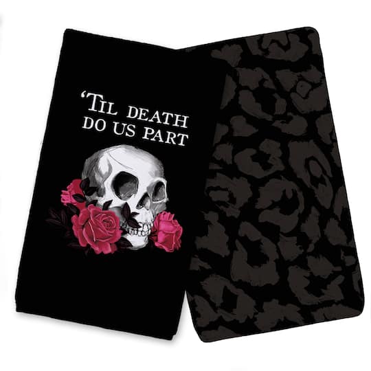 Skull with Roses Tea Towel Set